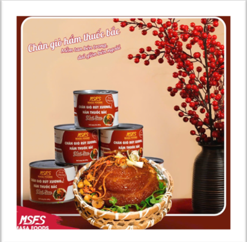 Chân Giò Rút Xương Hầm Thuốc Bắc Mai Sao