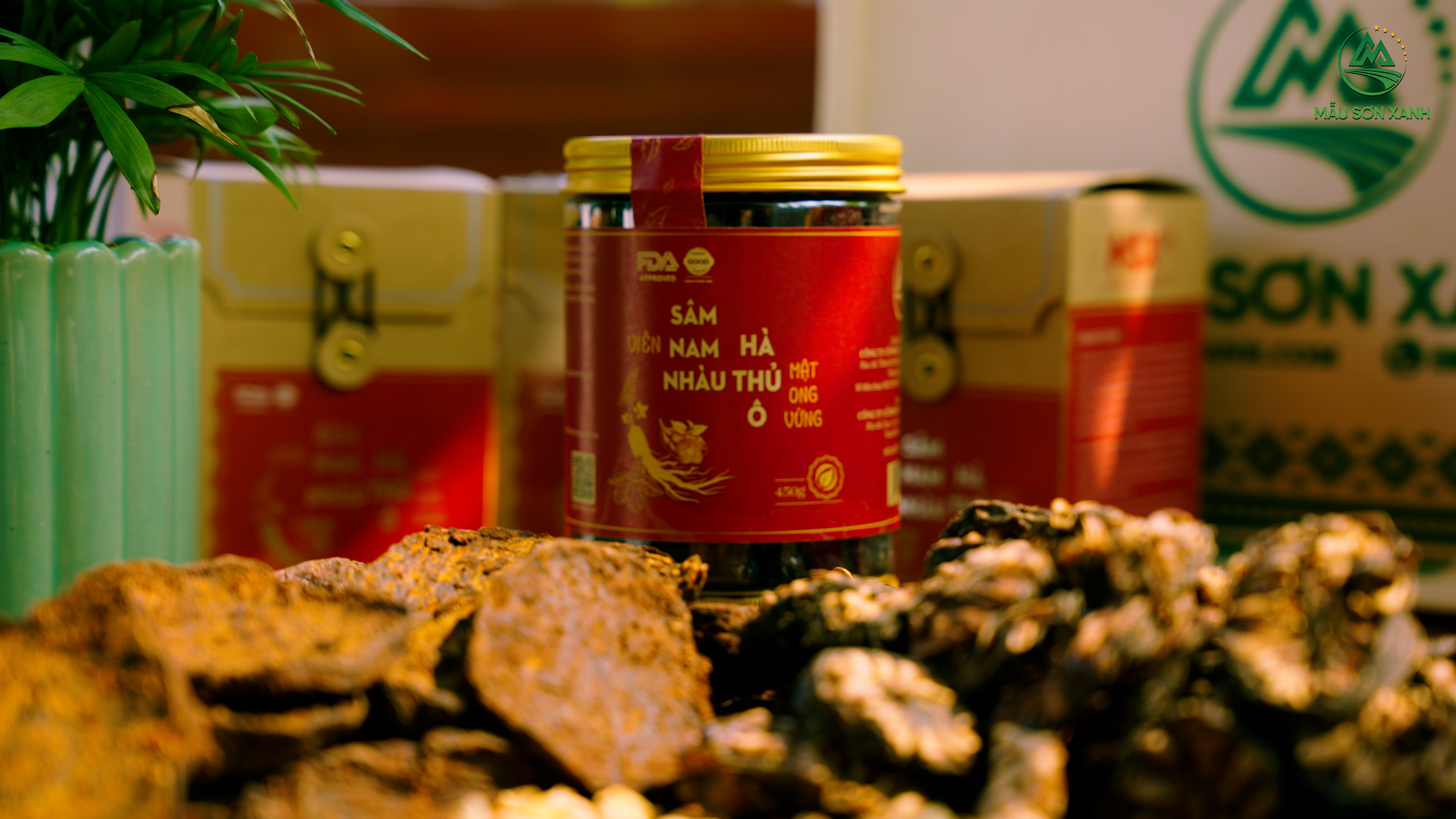 Viên Sâm Nam Nhàu - Hà Thủ Ô Mật ong Vừng