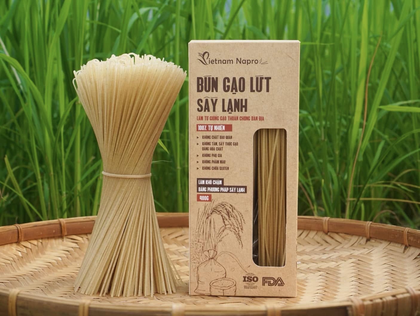 Bún gạo lứt sấy lạnh